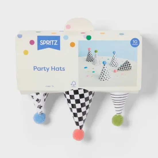Dog and Cat Party Hats 10ct - Spritz&trade; image {2}