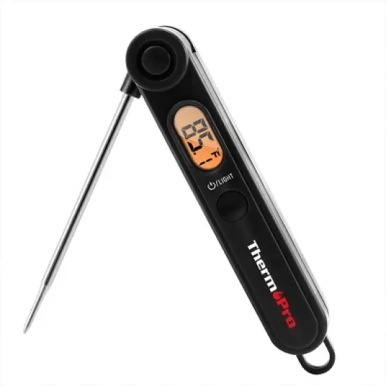 ThermoPro TP03BW Digital Instant Read Meat Thermometer Food Candy Cooking Kitchen Thermometer with Magnet and Backlight image {9}