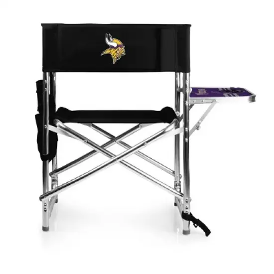 NFL Minnesota Vikings Portable Camp Chair with Table image {4}