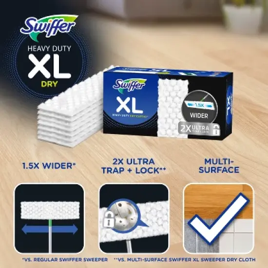 Swiffer XL Heavy Duty Dry Duster Refills - Unscented - 10ct image {2}