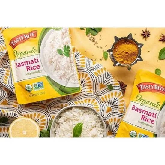 Tasty Bite Organic Basmati Rice - 8.8oz / 6pk image {3}