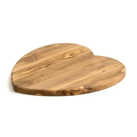 Berard Olivewood Cutting Board, Heart Shape, 11 x 6.7 x 0.63" image {6}