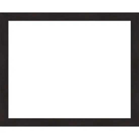 Amanti Art Furniture Espresso Narrow Framed Magnetic Dry Erase Board image {19}
