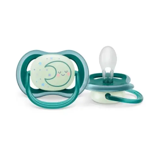 Philips Avent Ultra Air Day Time Pacifier 6-18m - Deep Opal/Moon - 3pk image {2}