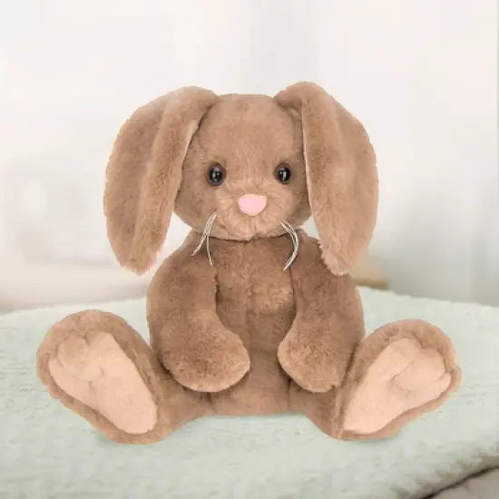 Bearington Lil Bubba Brown Plush Stuffed Animal Bunny Rabbit, 10.5 inches image {5}