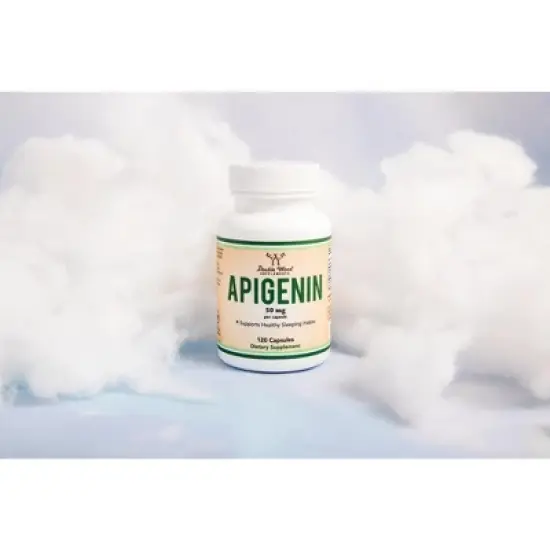 Apigenin - 120 x 50 mg capsules by Double Wood Supplements - Bioflavonoid for Relaxation and Sleep Support image {4}
