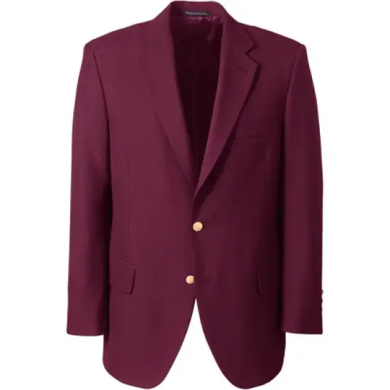 Lands' End School Uniform Men's Hopsack Blazer image {4}