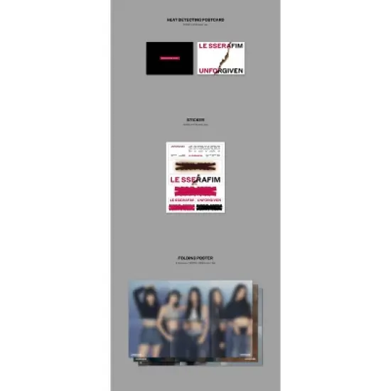 LE SSERAFIM - 1st Studio Album UNFORGIVEN (Target Exclusive, CD) image {4}