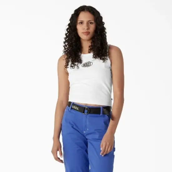 Dickies Women's Racerback Cropped Tank Top image {4}