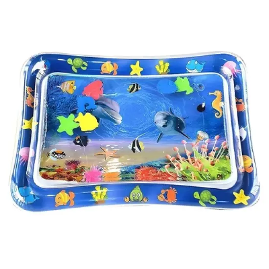 Swtroom Tummy Time Baby Water Mat Inflatable Baby Toys for 3 6 12 Months image {5}