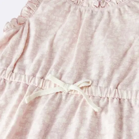 Baby Girls' Floral Printed Dress - Cloud Island&trade; Cream image {1}