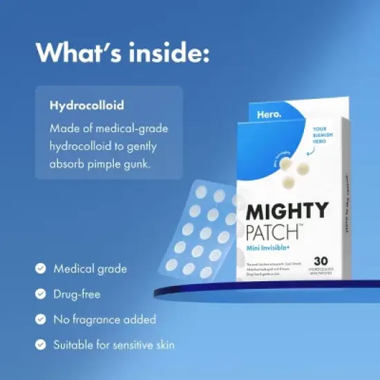 Hero Mighty Patch Invisible Mini - 30ct image {6}