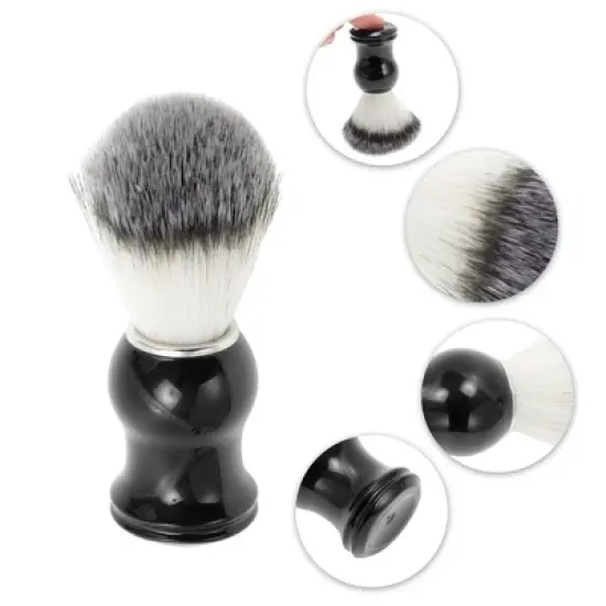 Unique Bargains Durable Shaving Brush 4.13"x1.5" Black 1 Pc image {2}