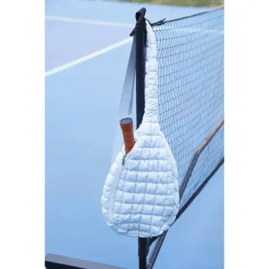 Pickle O' Joe Quilted Sling Bag Pickleball Bag image {1}