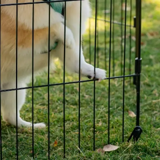 IRIS USA Exercise 8 Panel Wire Metal Pet Playpen for Dog image {7}