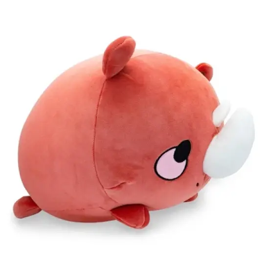 Toynk MochiOshis Rhino 12-Inch Character Plush Toy | Raiju Ookioshi image {1}