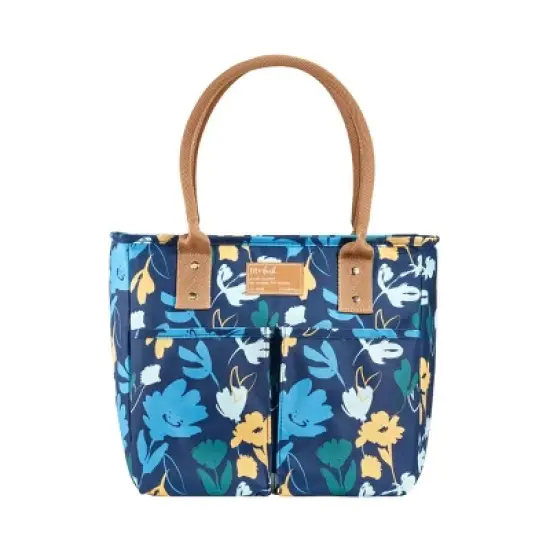 Fit & Fresh Summerton Lunch Tote with Salad Container - Blue image {3}