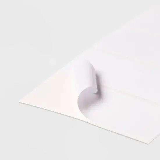 128ct 1"x2.75" Rectangular Labels White - up&up&trade; image {2}