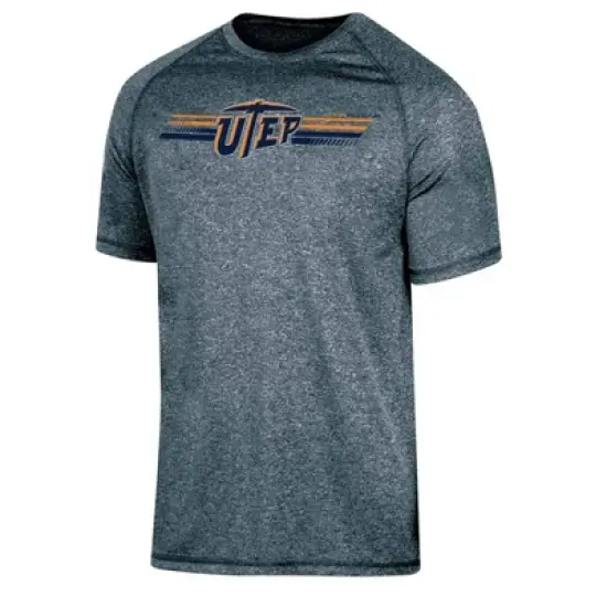 NCAA UTEP Miners Men's Gray Poly T-Shirt image {3}