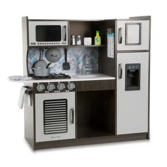 Melissa & Doug Chef's Kitchen Pretend Play Set - Charcoal image {3}