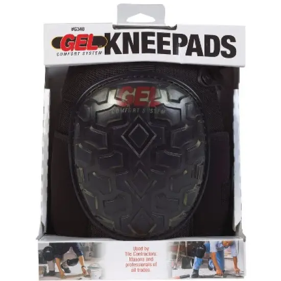 CLC - Gel Knee Pads - Black - 8 in. image {1}