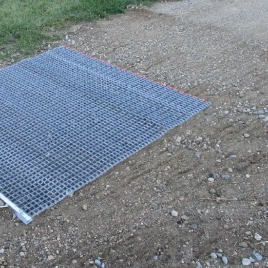 Yard Tuff YTF-68TBDM ATV/UTV 6' x 8' Zinc Plated Field Surface Leveling Drag Mat image {1}