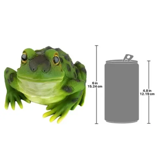 Design Toscano Ribbit the Frog, Garden Toad Statues: Set of Two image {6}