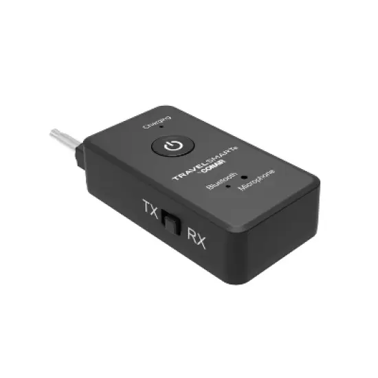 Travel Smart Wireless Headphone Bluetooth Adapter - Black image {5}