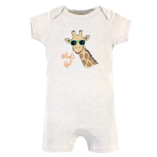 Hudson Baby Infant Boy Cotton Rompers, Wild Safari image {4}