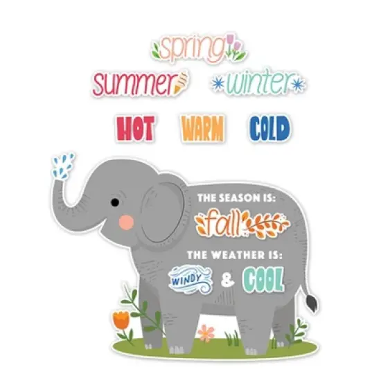 Creative Teaching Press&reg; Jungle Friends Calendar Set Bulletin Board, 67 Pieces image {2}