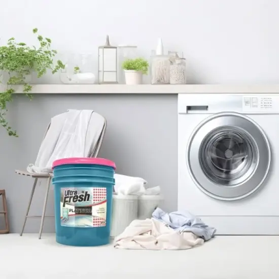 Ultra Fresh Platinum 5 Gallon Scented Fabric Softener Liquid with Pump for Easy Dispensing for Up to 640 Laundry Loads image {4}