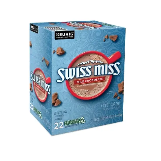 Swiss Miss Milk Chocolate Keurig K-Cup Pods - Hot Cocoa - 22ct image {5}