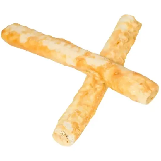 Fieldcrest Farms Nothin' to Hide Chicken Roll Bag Dog Treats - 10" - Large - 6.38oz/2pk image {2}