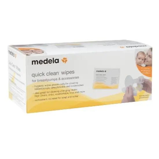 Medela Quick Clean Breast Pump & Accessory Wipes - 40ct image {3}