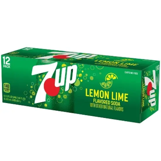 7UP Lemon Lime Soda - 12pk/12 fl oz Cans image {10}