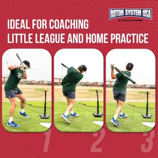 Rotor System USA BT366 Pro Series Adjustable Baseball / Softball Batting Tee image {2}