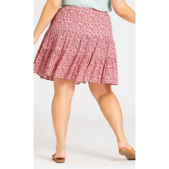 Women's Plus Size Sweet Romance Skirt - pink | AVENUE image {3}