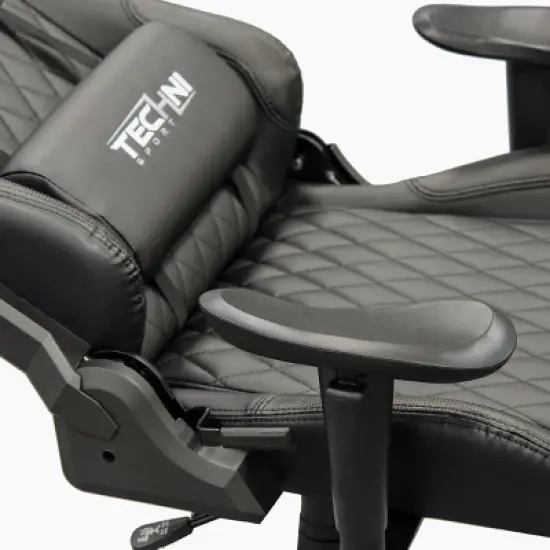 Gaming Chair Racer Style High Back with Reclining Backrest Adjustable Arms and Lumbar Support for Long Sessions -3irtyhousy image {5}