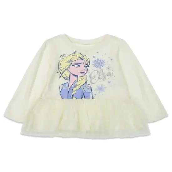 Disney Frozen Elsa Anna Frozen Girls T-Shirt and Leggings Outfit Set Infant to Little Kid image {1}