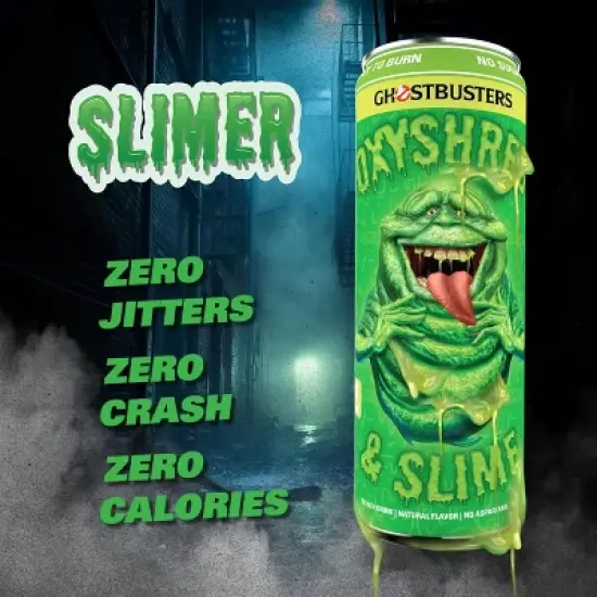 EHPlabs OxyShred Energy Drink - Zero Sugar, Zero Calories, with Amino Acids, Vitamin C, Green Tea Extract & Clean Caffeine - Slimer Lime (12-Pack) image {2}