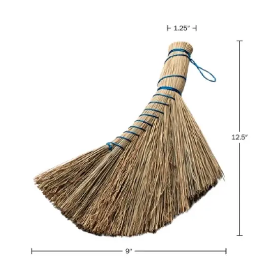 Kings County Tools 12.5in Straw Whisk Brooms image {1}