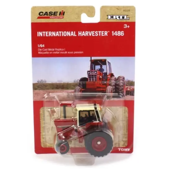 ERTL 1/64 International Harvester 1486 Tri-Stripe Wide Front with Rear Duals, 44328 image {4}