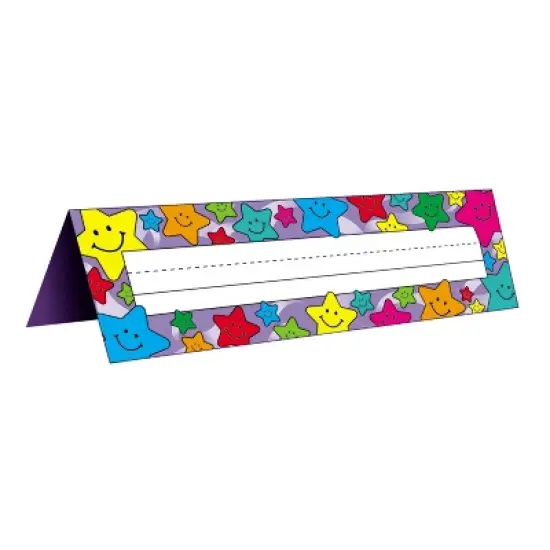 Teacher Created Resources&reg; Happy Stars Tented Name Plates, Pack of 36 image {1}