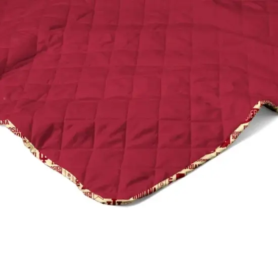 NCAA Indiana Hoosiers 60 x 80 Quilted Throw Blanket image {2}