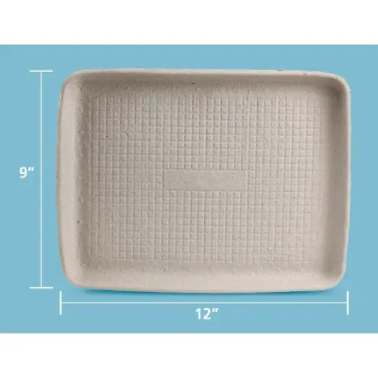 Hygloss Pulp Collage Trays, 9" x 11", Pack of 25 image {2}