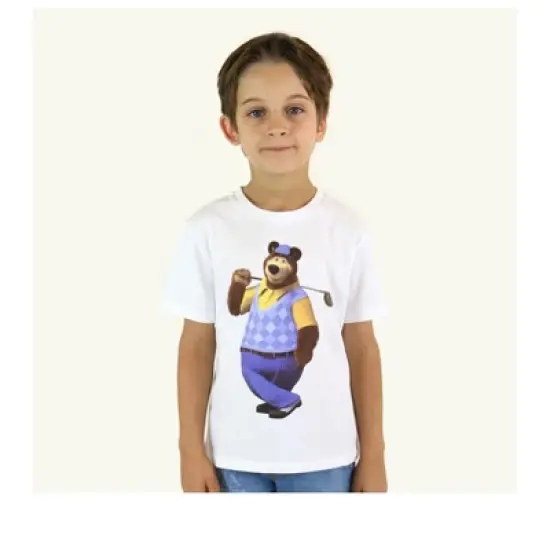 Masha and The Bear Golf T Shirt - Toddler image {3}
