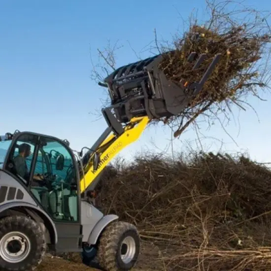 48" Clamp On Debris Forks to Bucket, 5 Fork Tines Clamp-On Pallet Attachments with 2500 Lbs Capacity Fit for Tractor Bucket, Skid Steer Loader image {5}