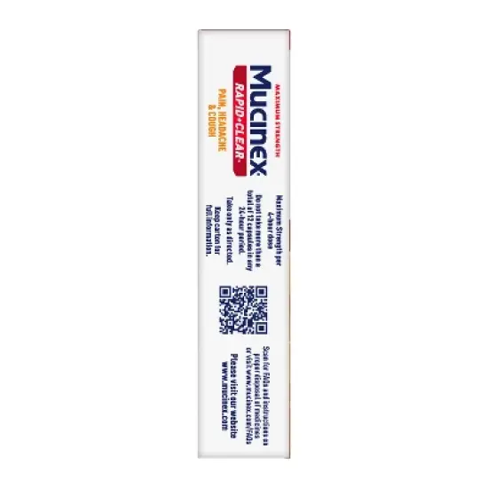 Mucinex Rapid Clear - Headache, Cough Liquid Gel Capsule - 16ct image {8}