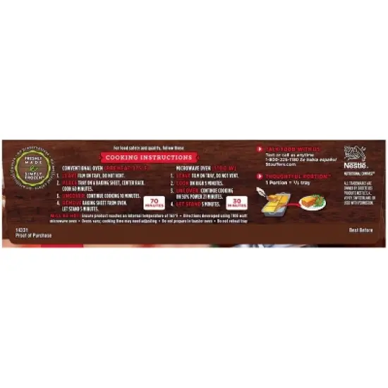 Stouffer's Lasagna Italiano Frozen Family Dinner - 38oz​ image {6}