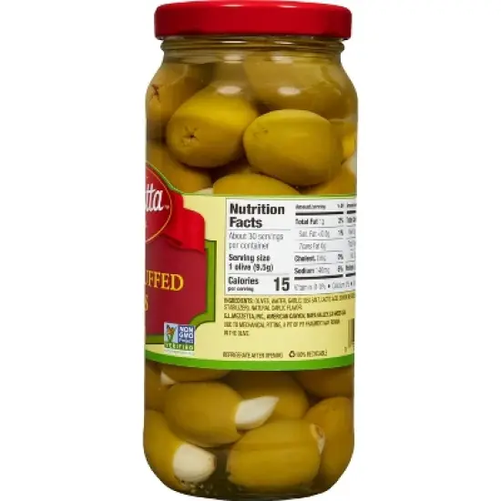 Mezzetta Garlic Stuffed Olives - 10oz image {3}